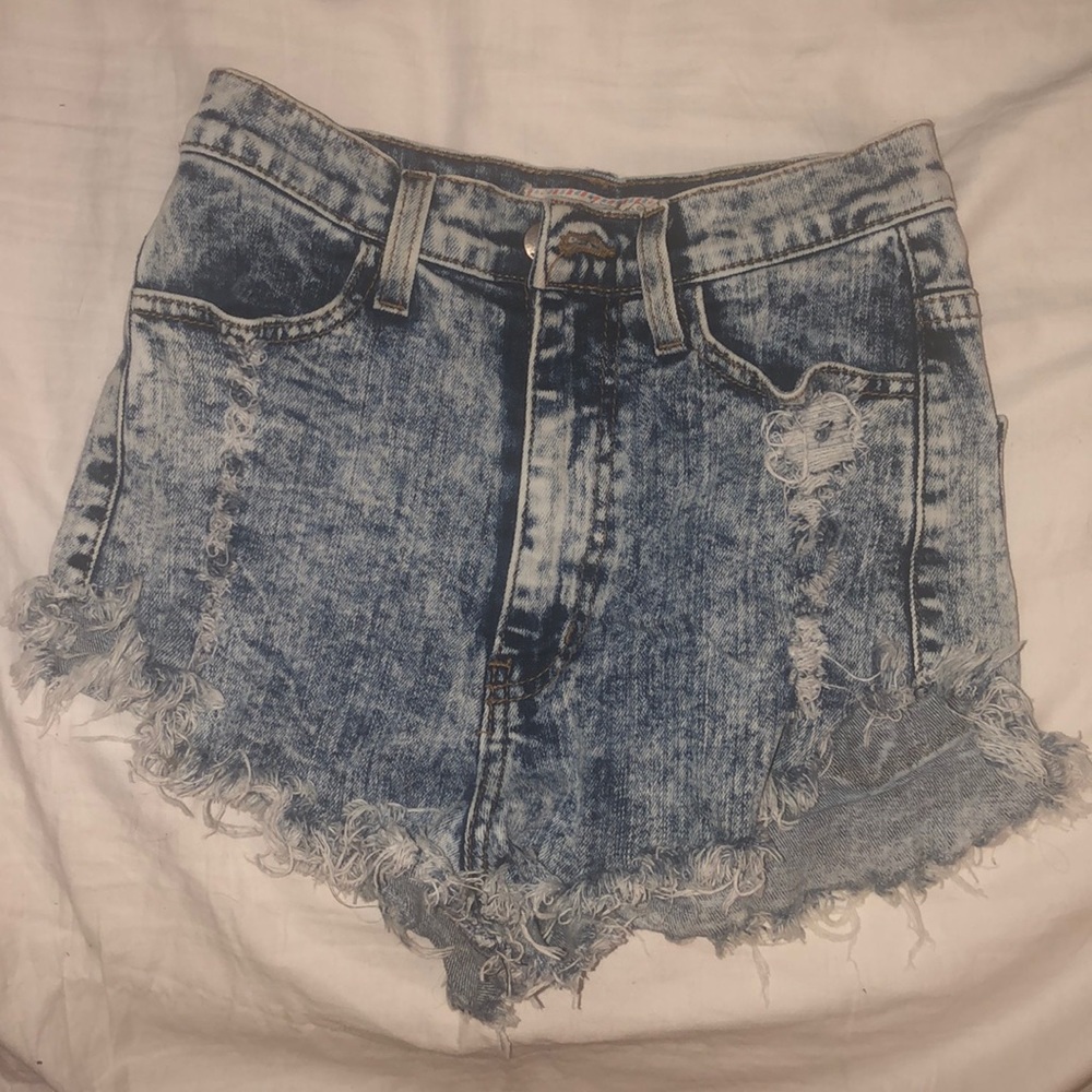 High waisted shorts